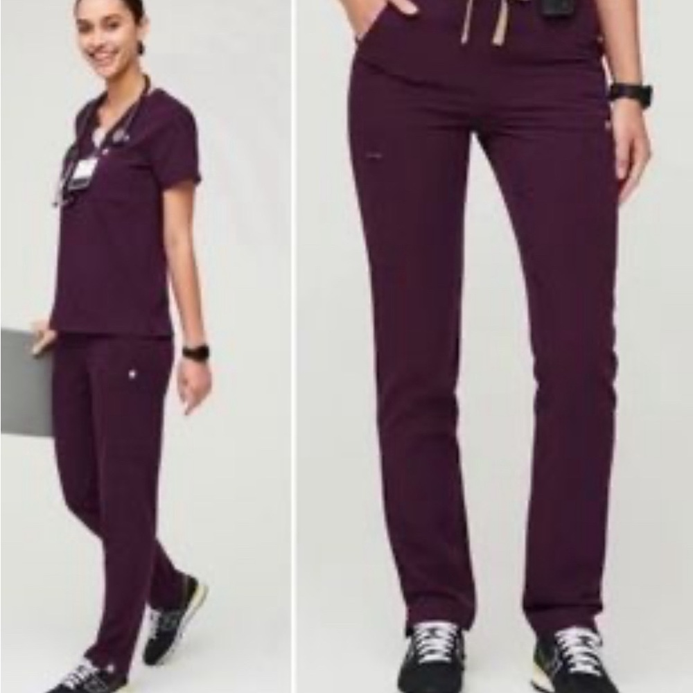 Figs Deep Purple Scrub Set